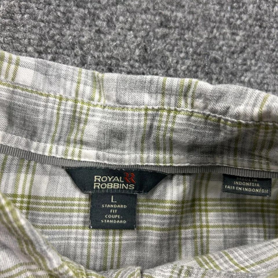 Royal Robbins Royal Robbins Shirt Mens Large Plaid Standard Fit Button Up Size US L / EU 52-54 / 3 - 3 Thumbnail
