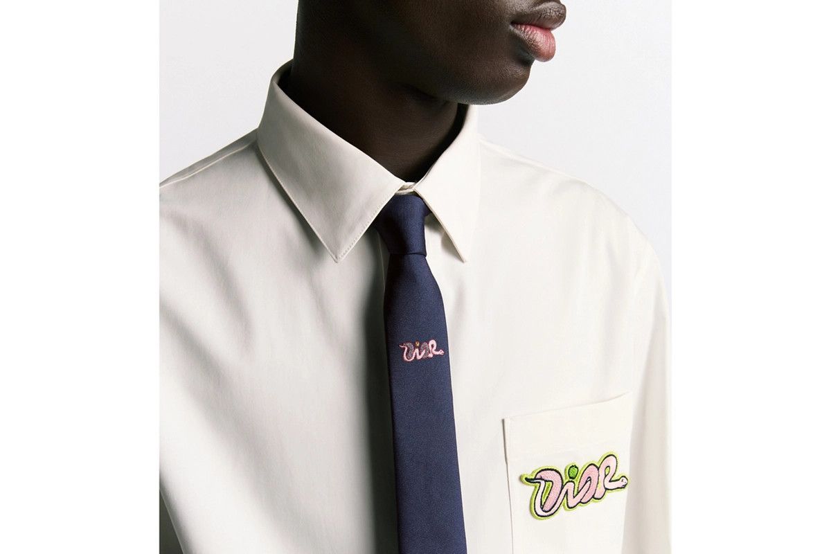 Dior o1bcso1str0126 Size:OS/Kaws Tie in Nevy Blue Size ONE SIZE - 5 Thumbnail