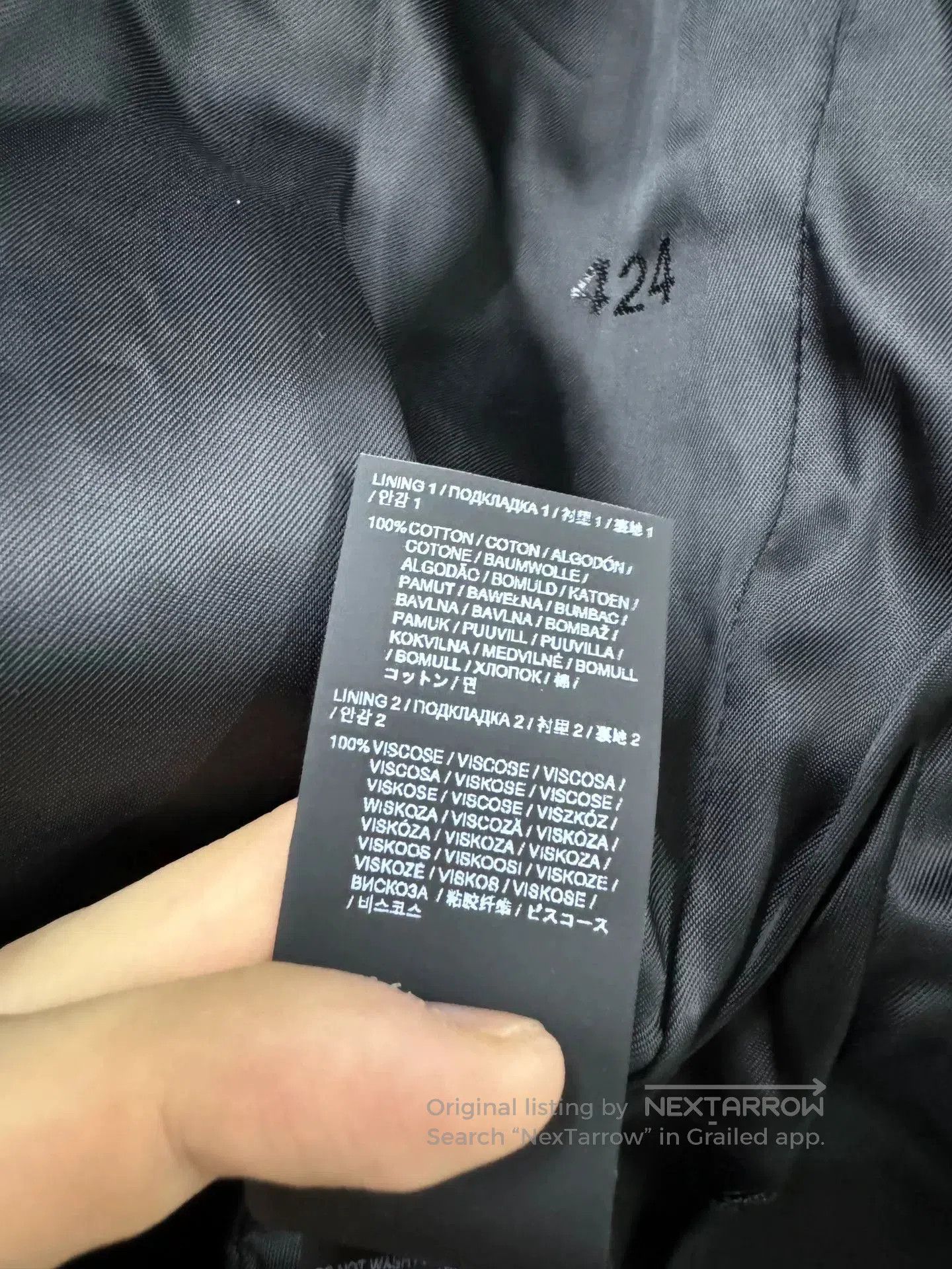 424 424 Inc Leather Jacket Kanye Style. Size US M / EU 48-50 / 2 - 6 Thumbnail