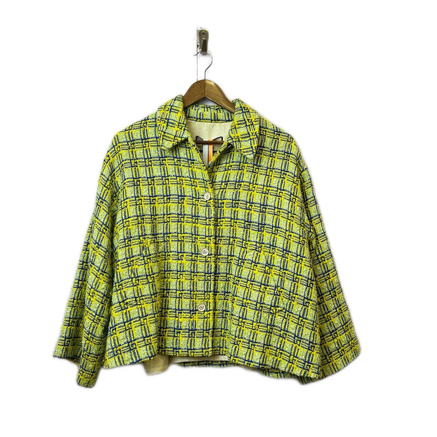 Gucci Gucci Plaid Pattern Tweed Jacket Size 40 Size S / US 4 / IT 40 - 1 Thumbnail