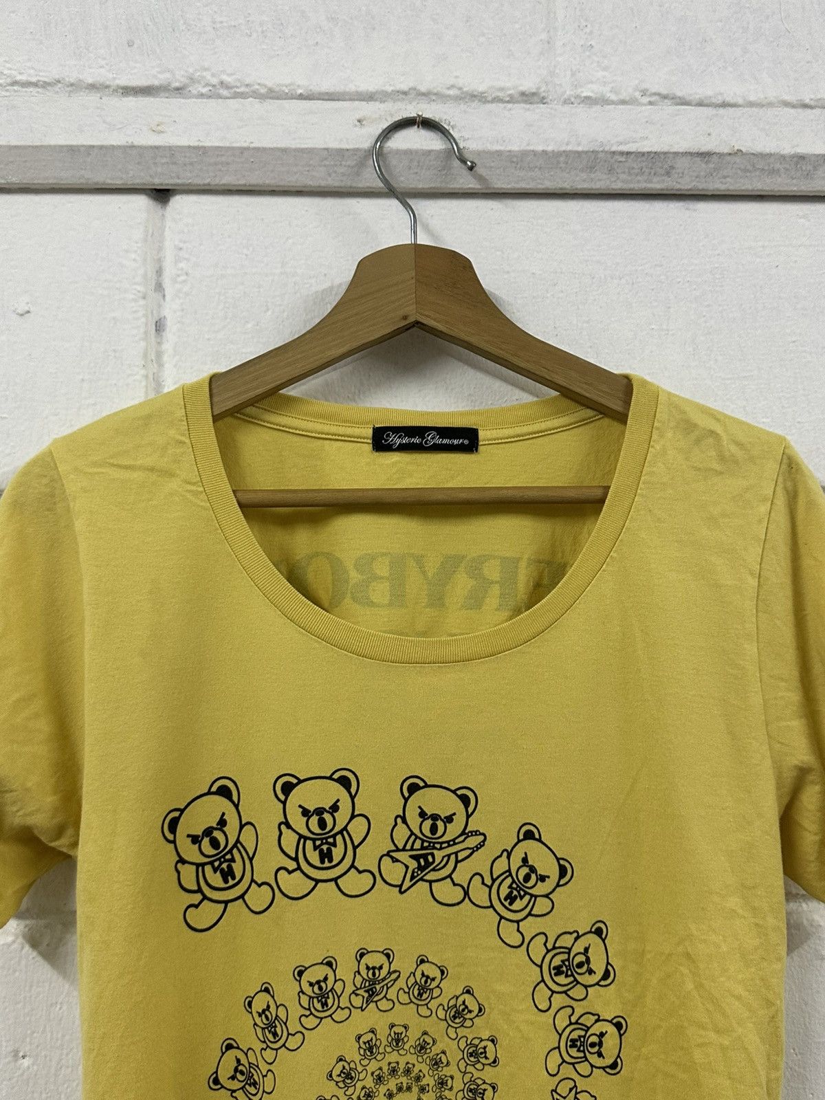 Hysteric Glamour Hysteric Glamour “Everybody Must Get Stoned” Bear T-Shirt Size US S / EU 44-46 / 1 - 3 Thumbnail