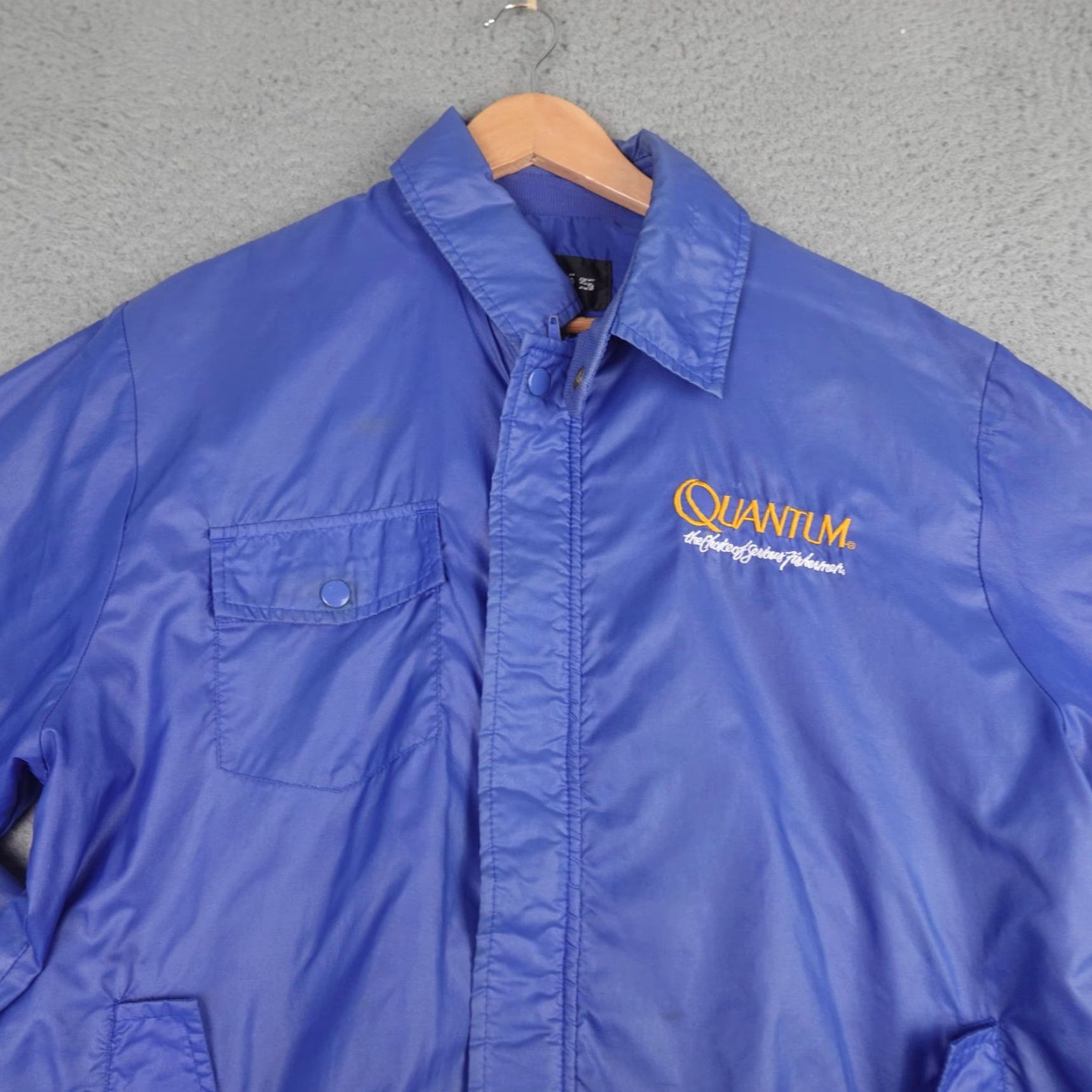 Vintage VINTAGE Harris Nylon Bomber Jacket Mens L Blue Embroidered Logo 90s Size US L / EU 52-54 / 3 - 4 Thumbnail