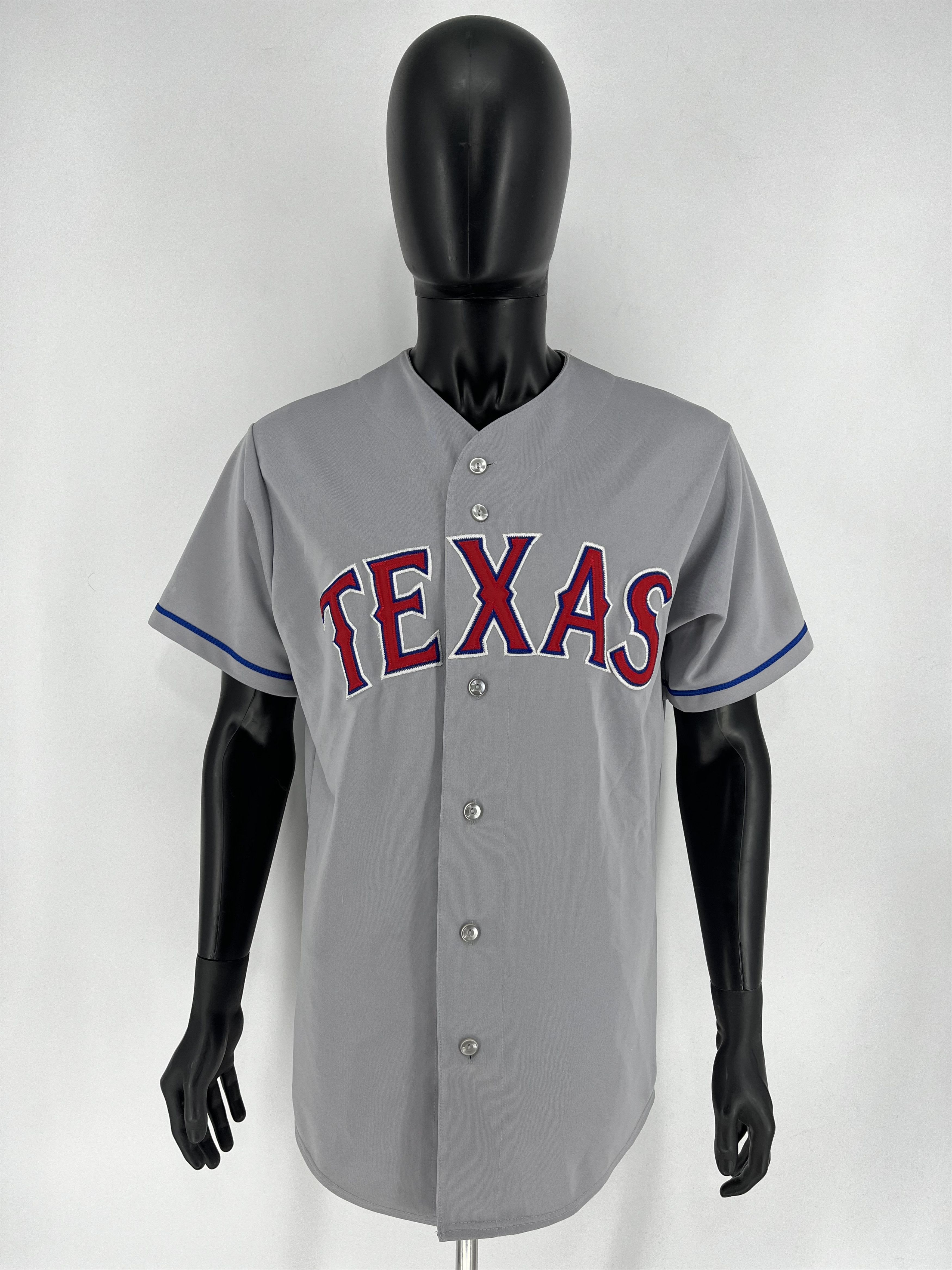 Majestic Texas Rangers MLB Majestic Cool Base plain spellout jersey Size US M / EU 48-50 / 2 - 2 Thumbnail