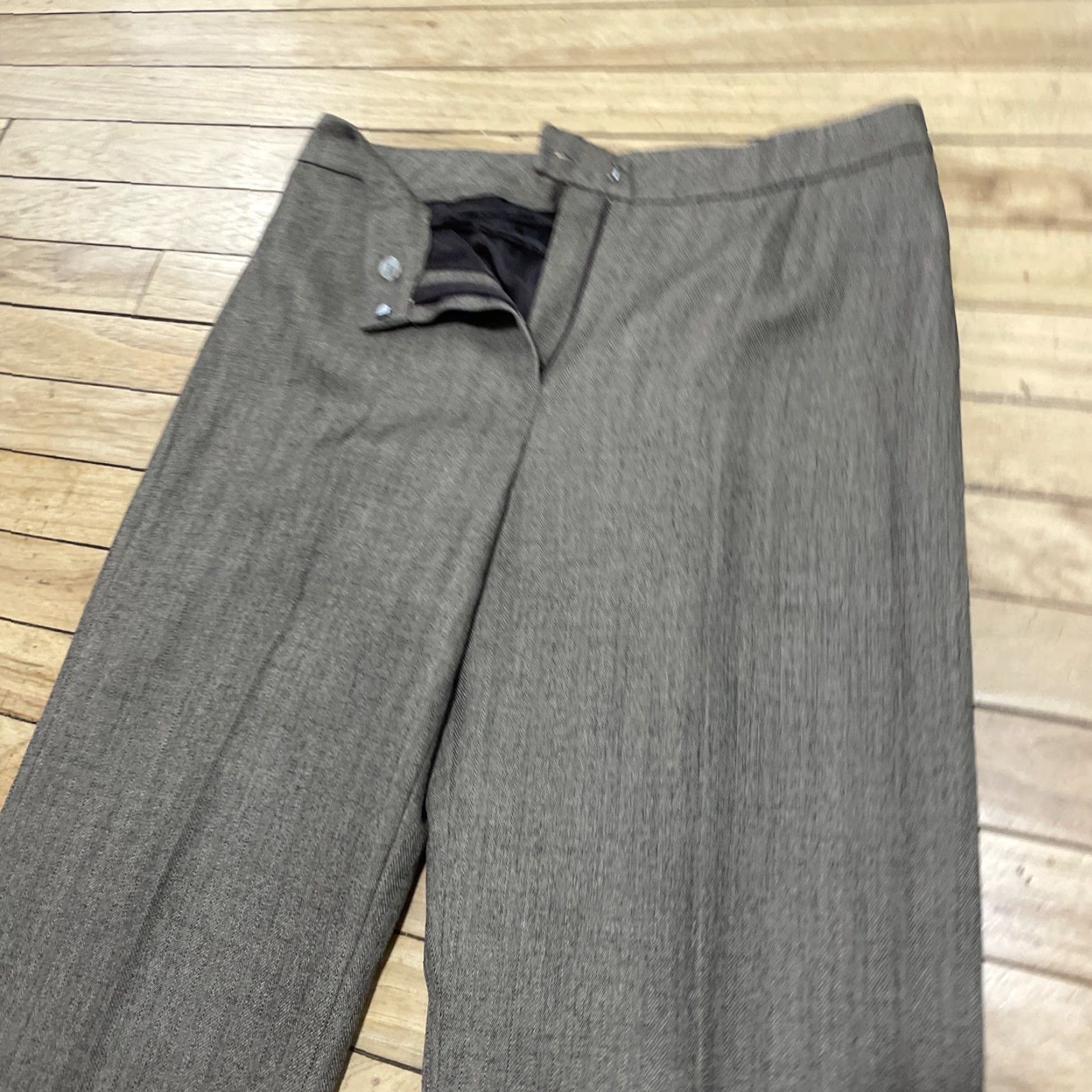 Evan Picone VINTAGE Evan Picone Suit Pants Women 8 Brown Lined Houndstooth Dress Pants 90s USA Womens Size 30" / US 8 / IT 44 - 7 Thumbnail