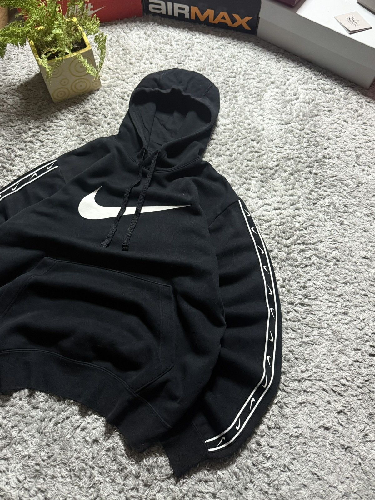 Nike Swoosh Nike Hoodie Drill Y2K Streetwear Drip Big Logo 00s Size US M / EU 48-50 / 2 - 2 Thumbnail