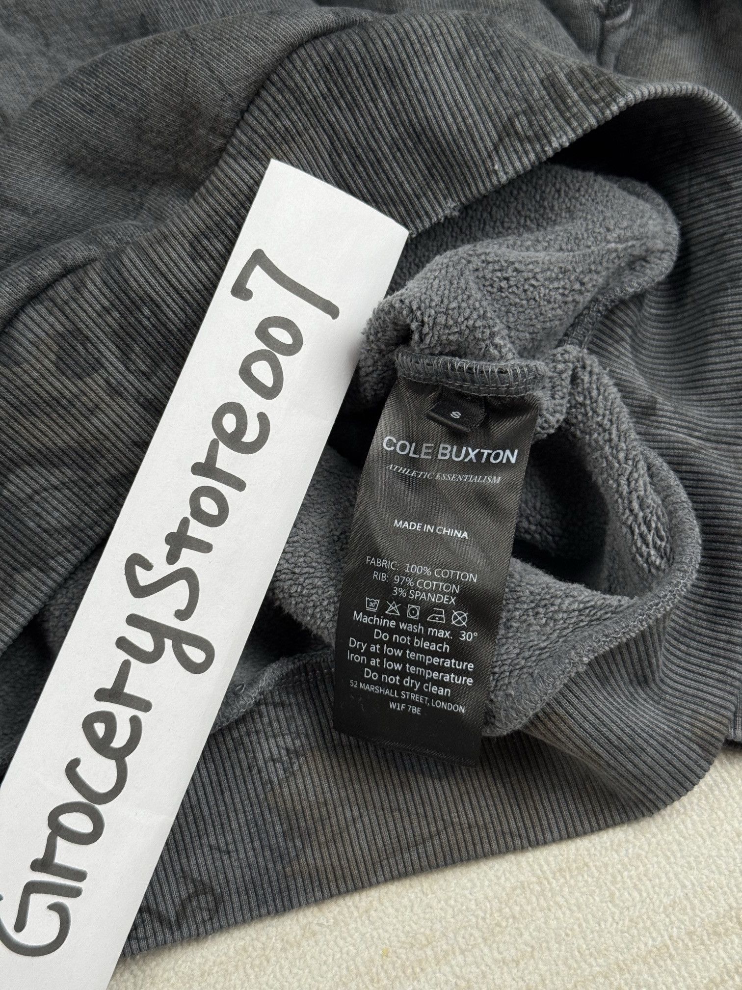 Cole Buxton washed real tree hoodie Size US S / EU 44-46 / 1 - 6 Thumbnail