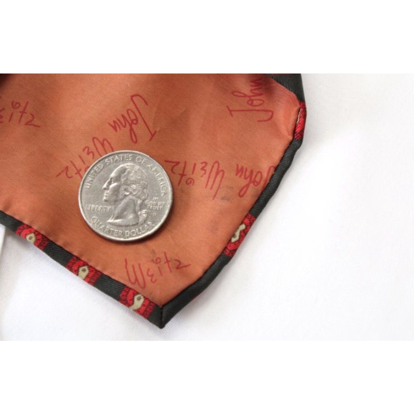 Vintage Vintage Bullock's Necktie Black Silk Paisley 59" 4" Mens Tie USA Classic (57"-60") - 100% Silk - Men - Vintage Special Occasion Size ONE SIZE - 6 Thumbnail