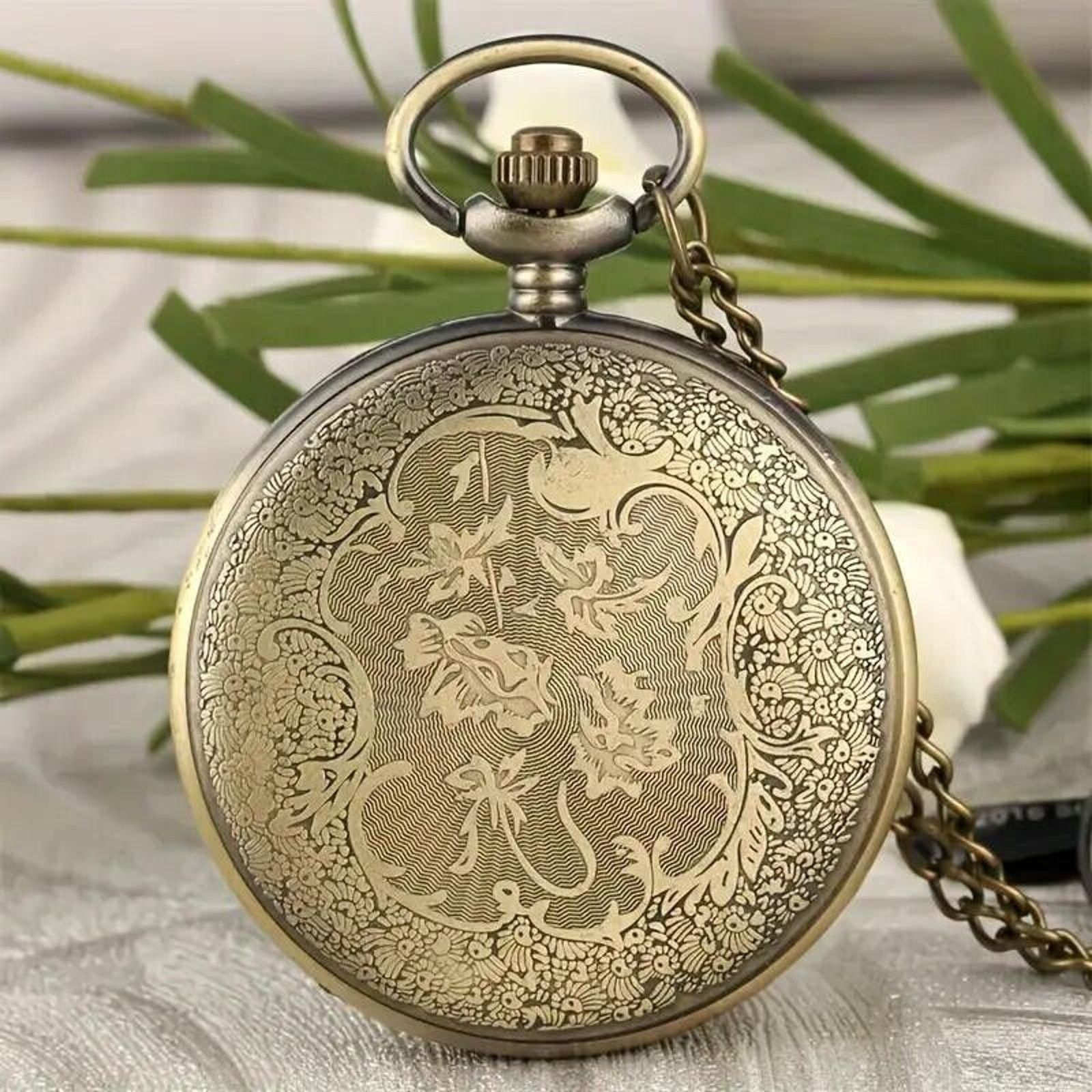 Other Retro Style Bronze 'Proud To Be A Farmer' Pocket Watch Size ONE SIZE - 2 Thumbnail
