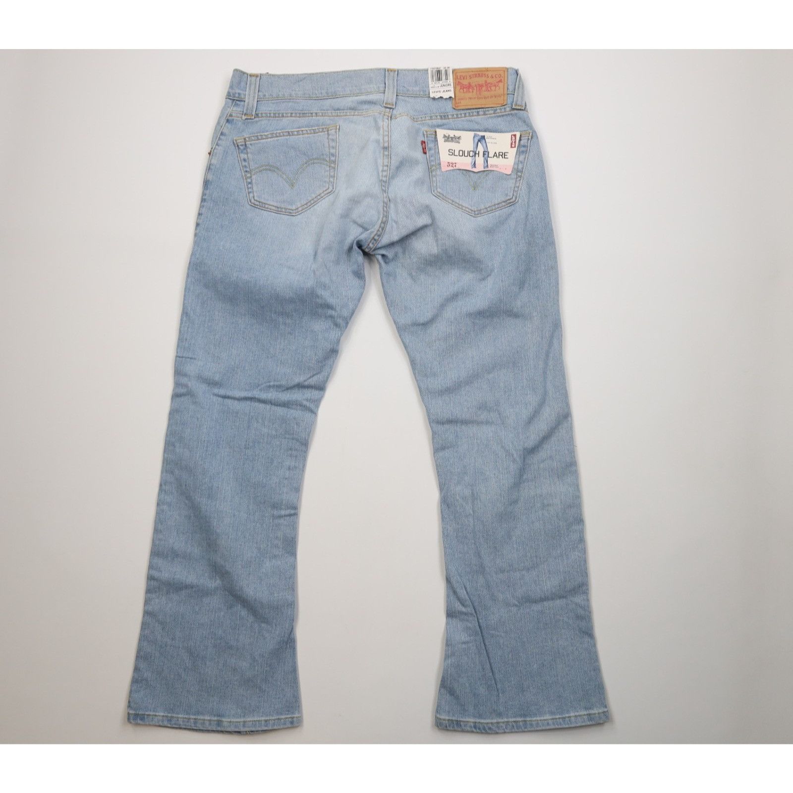 Levi's Deadstock Vintage Y2K Levis 527 Babydoll Slouch Flare Jeans Size 38" / US 16 / IT 52 - 10 Thumbnail