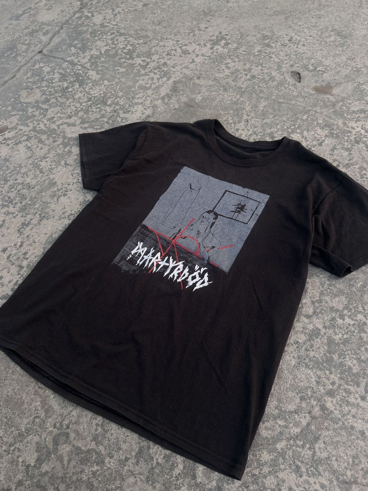 Band Tees Martyrdod band merch Swedish crustpunk blackened tshirt Size US M / EU 48-50 / 2 - 2 Thumbnail