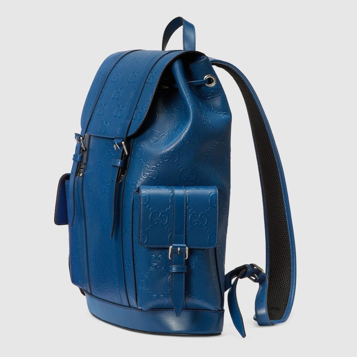 Gucci 💥LIMITED💥Gucci GG Leather Logo Embossed Backpack Size ONE SIZE - 2 Thumbnail