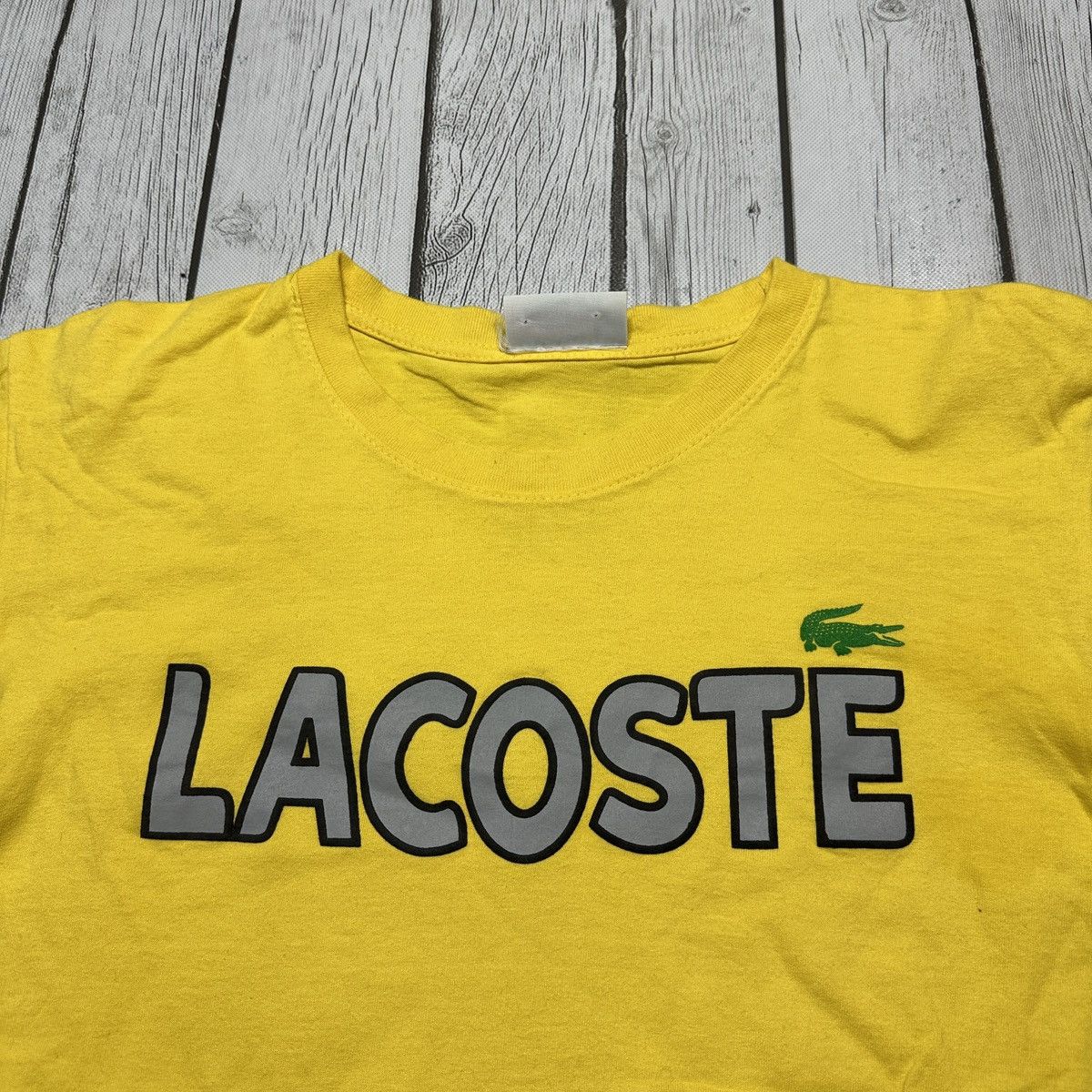 Lacoste × Vintage Vintage Chemise Lacoste tee Size US M / EU 48-50 / 2 - 3 Thumbnail