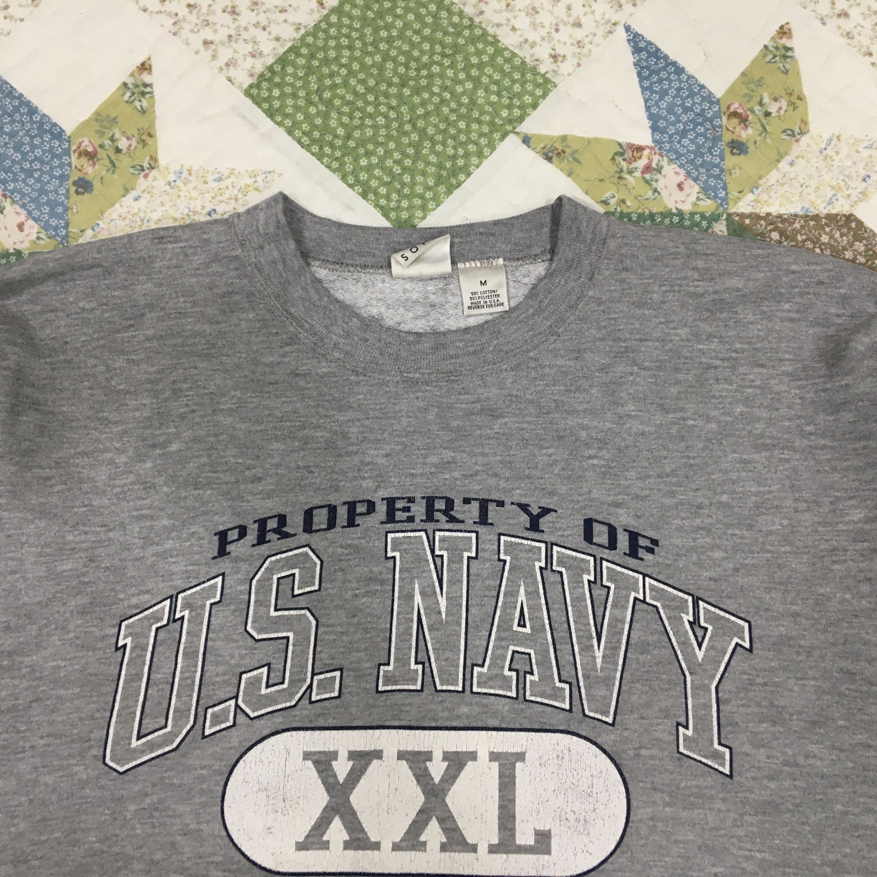 Vintage Vintage US NAVY Crewneck Sweatshirt Size US M / EU 48-50 / 2 - 4 Thumbnail
