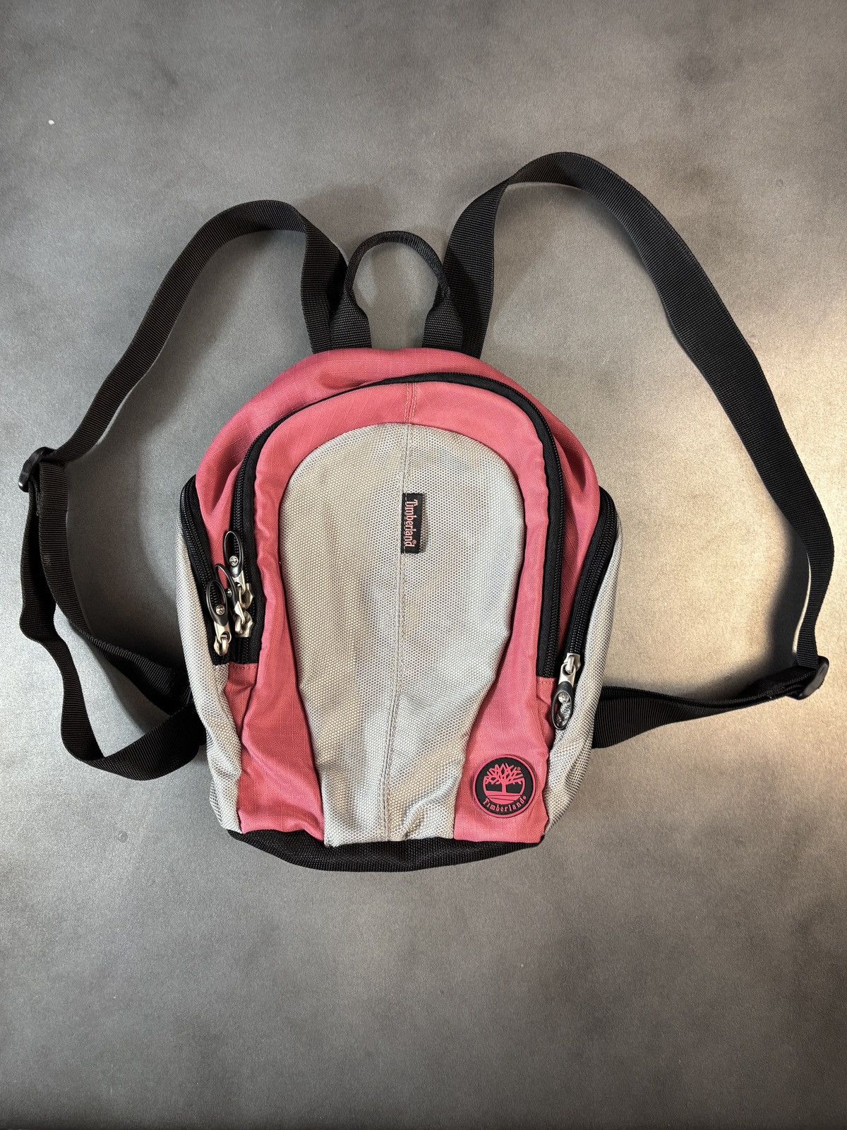 Timberland 2000s Timberland Backpack Y2K Vintage Mini Bag Knapsack Pink Size ONE SIZE - 9 Thumbnail