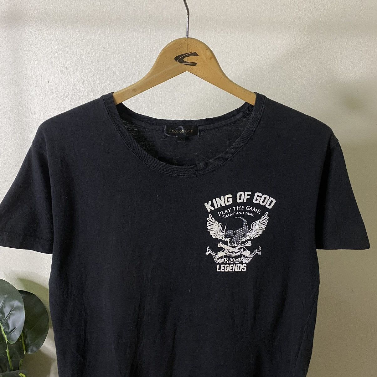 If Six Was Nine King Of God Skulls Seditionaries Poem Cyber Gothic Punk Tee Size US S / EU 44-46 / 1 - 7 Thumbnail