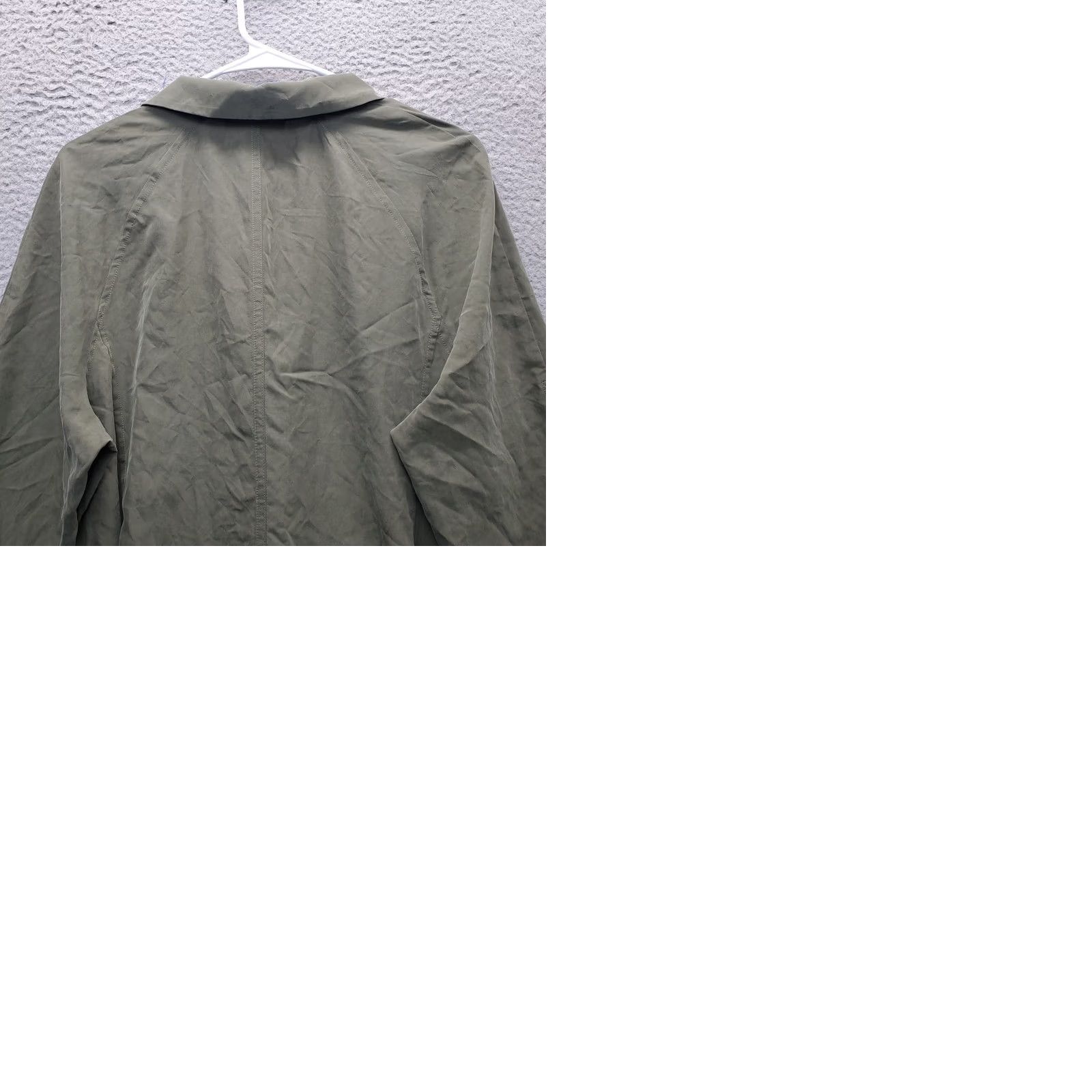 Banana Republic Banana Republic Dress Womens 12 Green Trench Roll Tab Sleeve Belt Waist Notch Size XL / US 12-14 / IT 48-50 - 9 Thumbnail