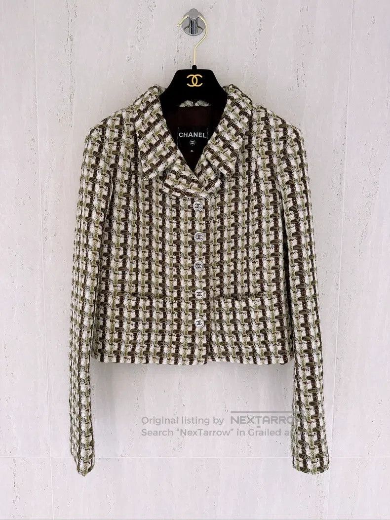 Chanel Chanel 23A Dakar Series Colourful Tweed Coat Size XXS / US 00 / IT 34 - 1 Thumbnail