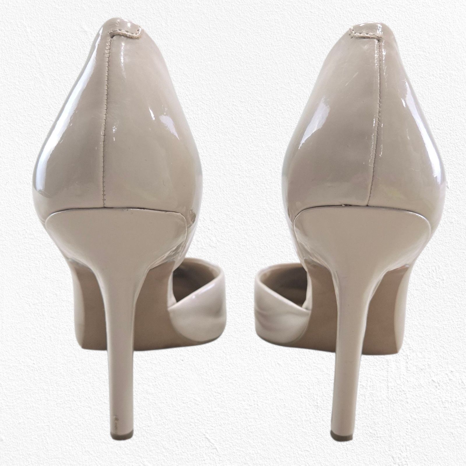 Bcbgmaxazria BCBG Jaze Light Beige Patent Leather D’Orsay Pumps 9 Size US 9 / IT 39 - 9 Thumbnail