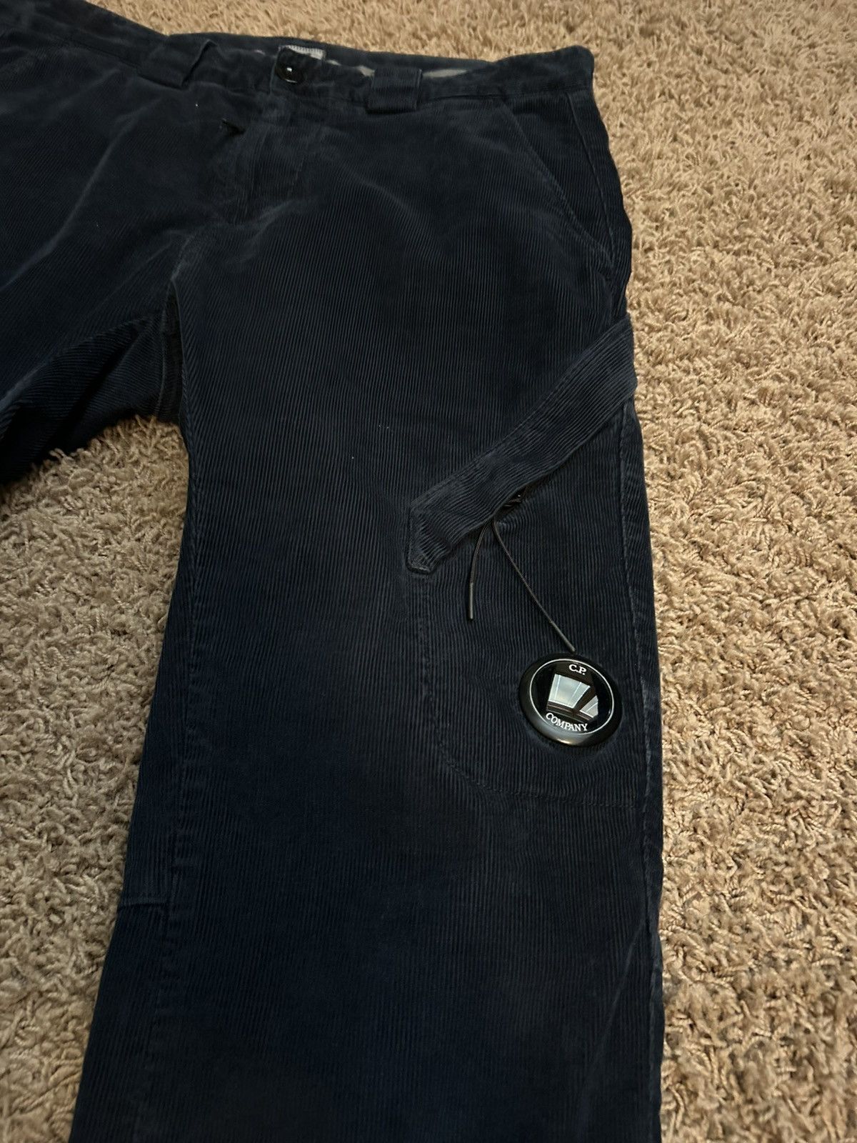 C.P. Company Corduroy Navy Cargos Size US 32 / EU 48 - 4 Thumbnail