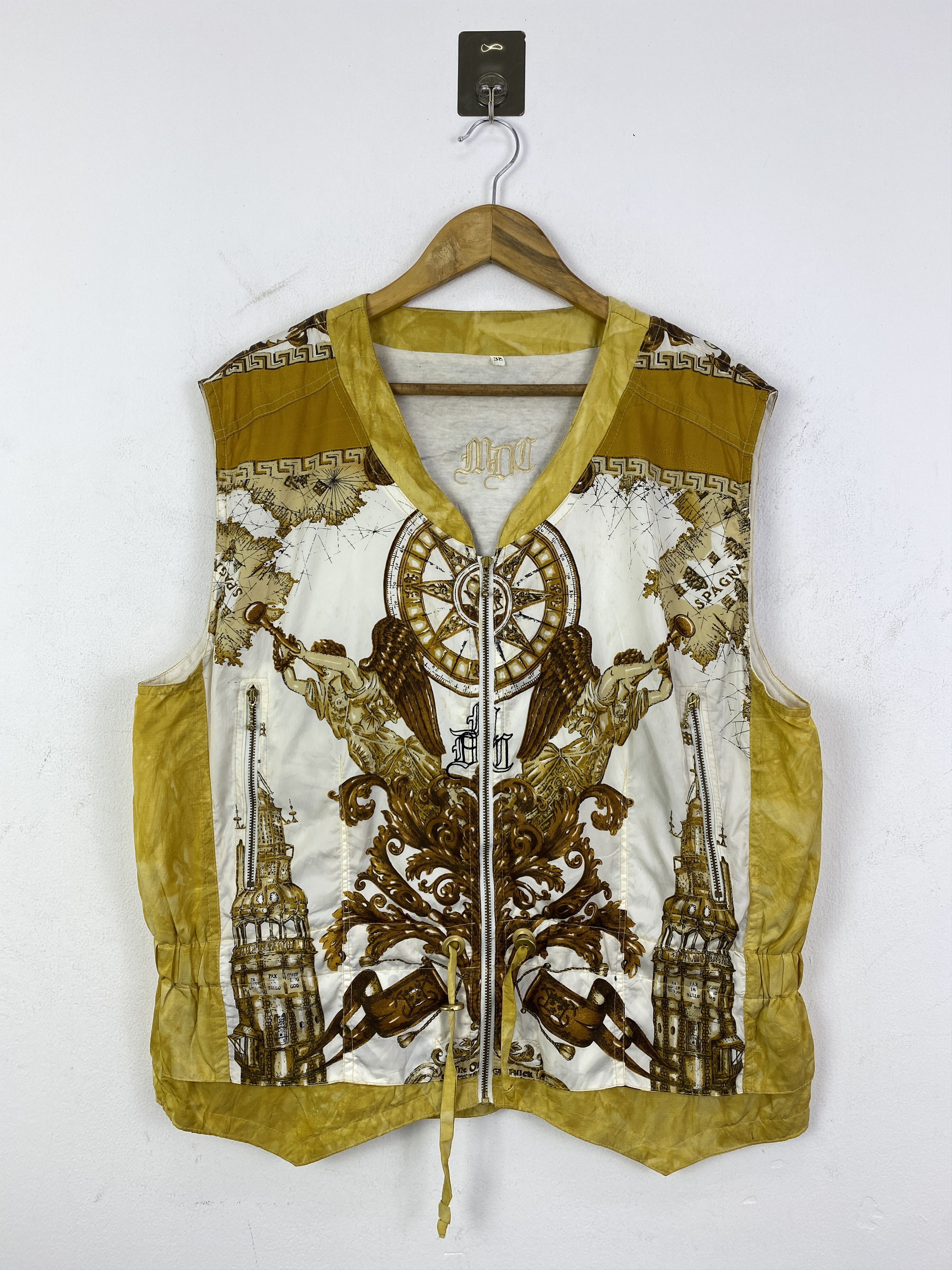 Japanese Brand Vintage Japanese Brand Full Print Vest J0123 Size US L / EU 52-54 / 3 - 1 Thumbnail