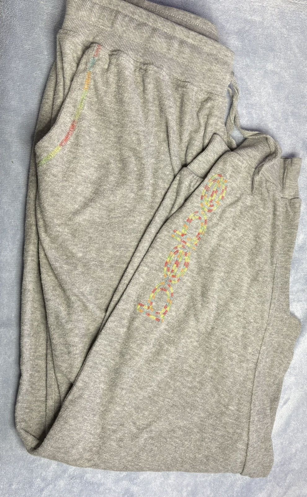 Bebe Bebe Sport Plus Size 2X Heather Gray Jogger Sweatpants Size 40" / US 18 - 2 Thumbnail