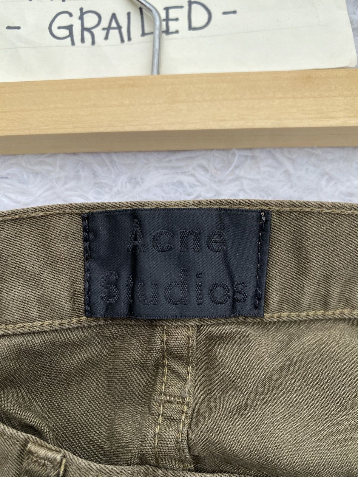 Acne Studios Rare Acne Studios Green Slack Pants Size US 29 - 11 Thumbnail