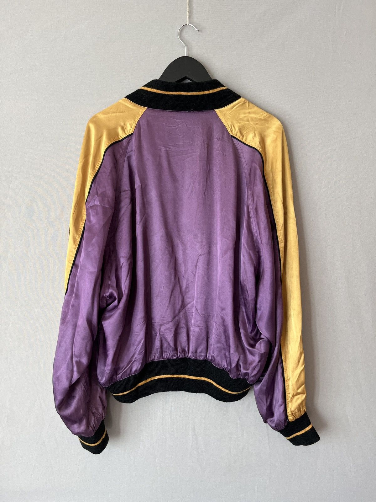 Converse Vintage CONVERSE Satin Varsity Baseball Bomber Jacket Size US M / EU 48-50 / 2 - 5 Thumbnail