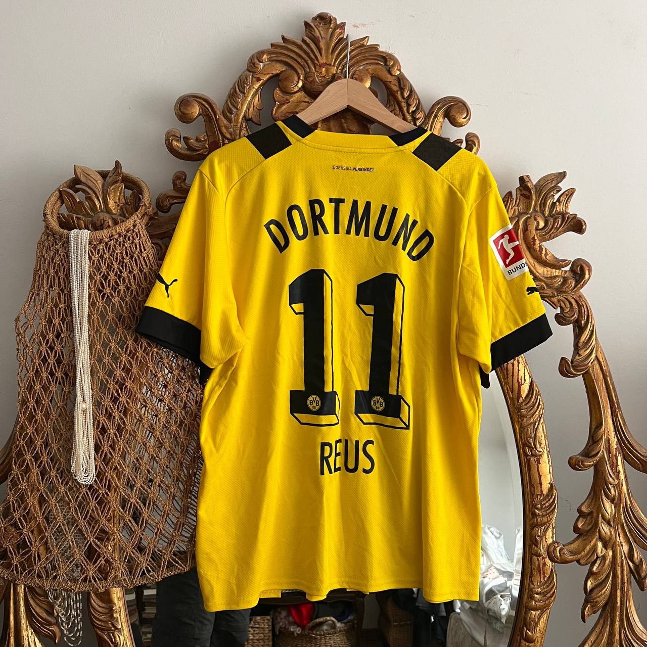 Puma PUMA BORUSSIA DORTMUND #11 REUS FOOTBALL SOCCER JERSEY Size US XL / EU 56 / 4 - 2 Thumbnail