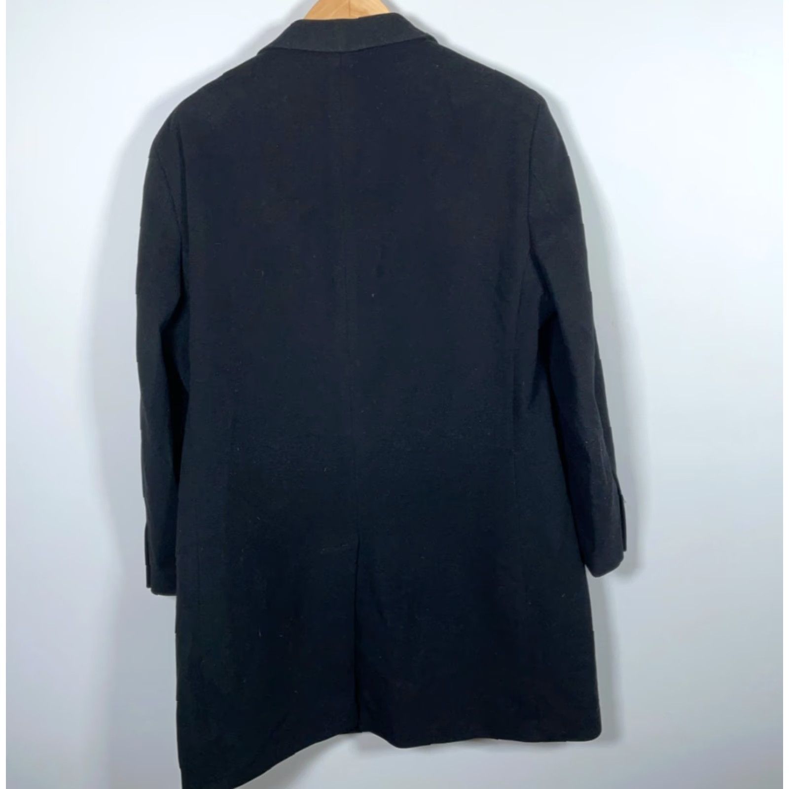 Calvin Klein Calvin Klein Wool Cashmere Overcoat Men's 44 Regular Black Dress Plaza Coat Size US S / EU 44-46 / 1 - 2 Thumbnail