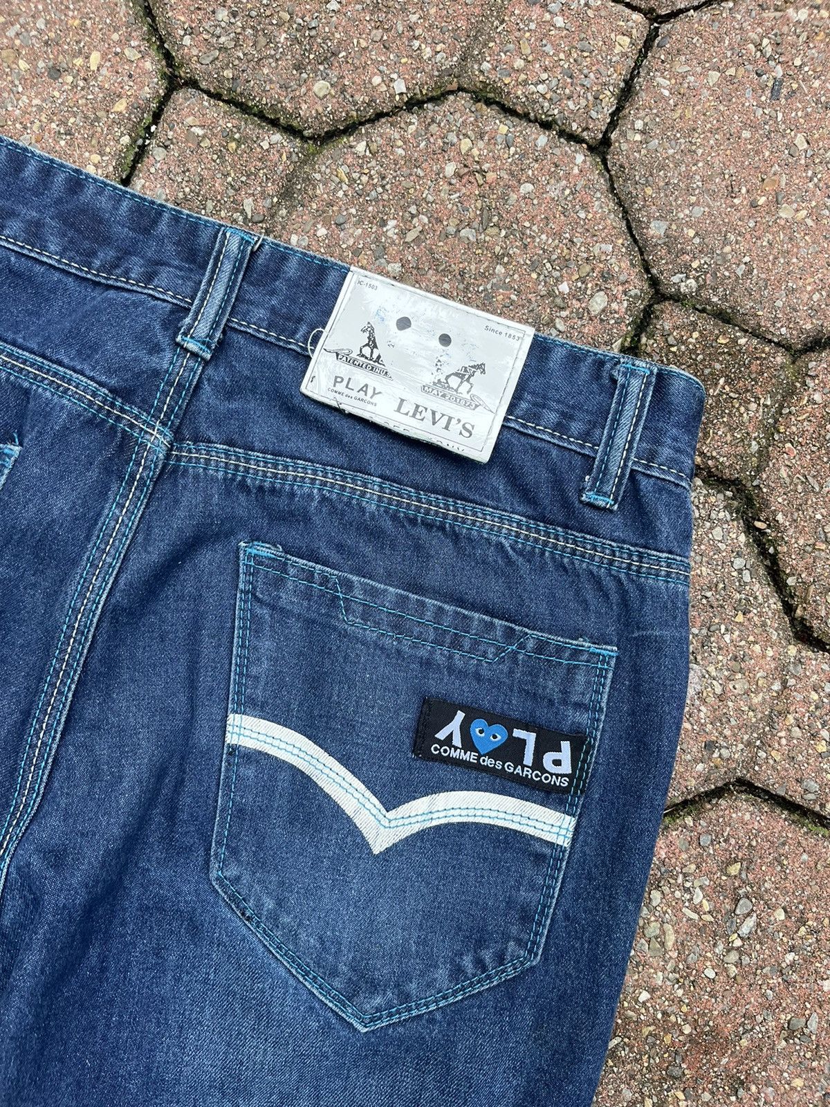 Comme des Garcons × Levi's × Speedo CDG Levi Opening Ceremony Rare Jeans 🔥🔥🔥 Size US 32 / EU 48 - 11 Thumbnail