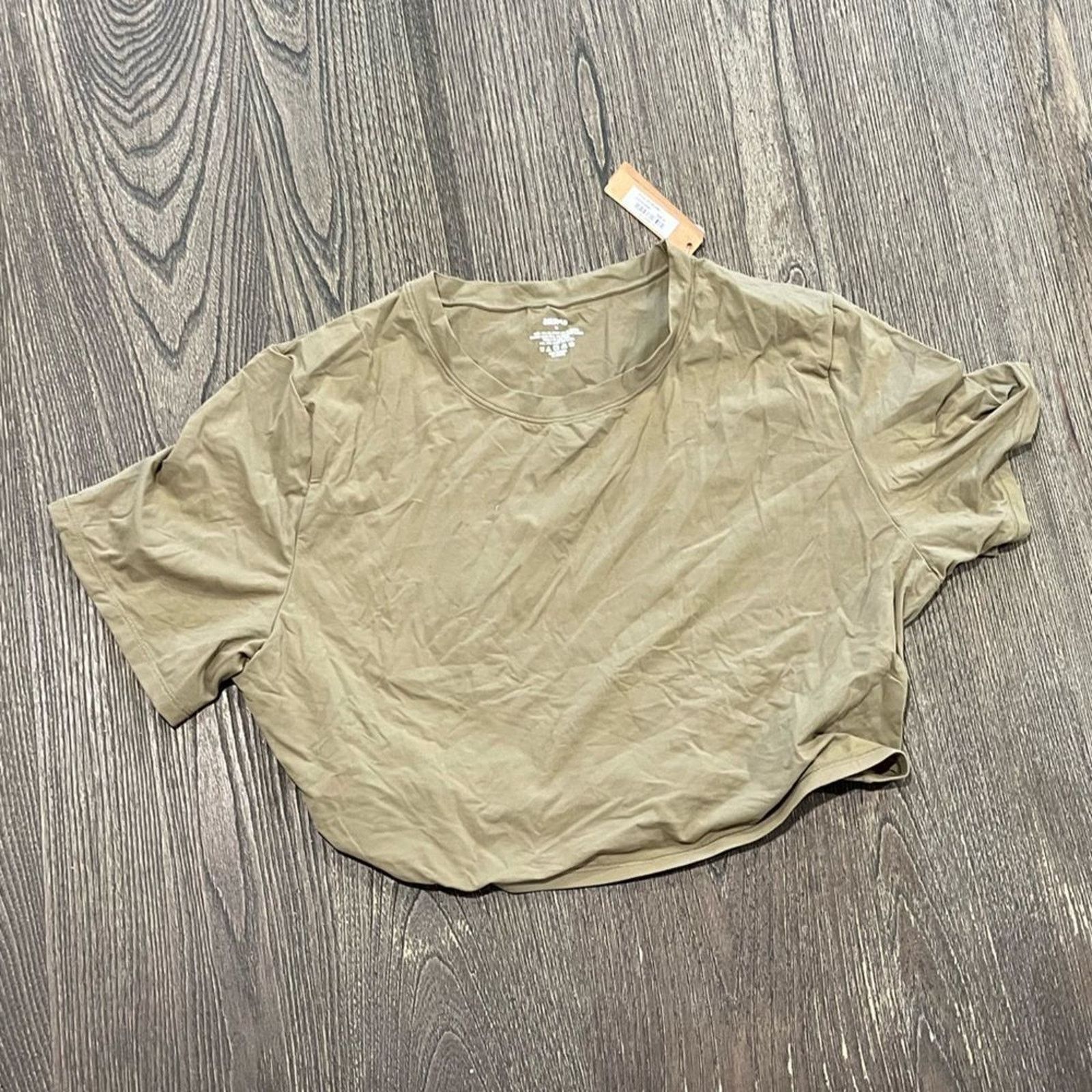 SKIMS NWT Skims Fits Everybody Cropped T-Shirt Short Sleeve 2X Size XXL / US 16-18 / IT 52-54 - 1 Thumbnail
