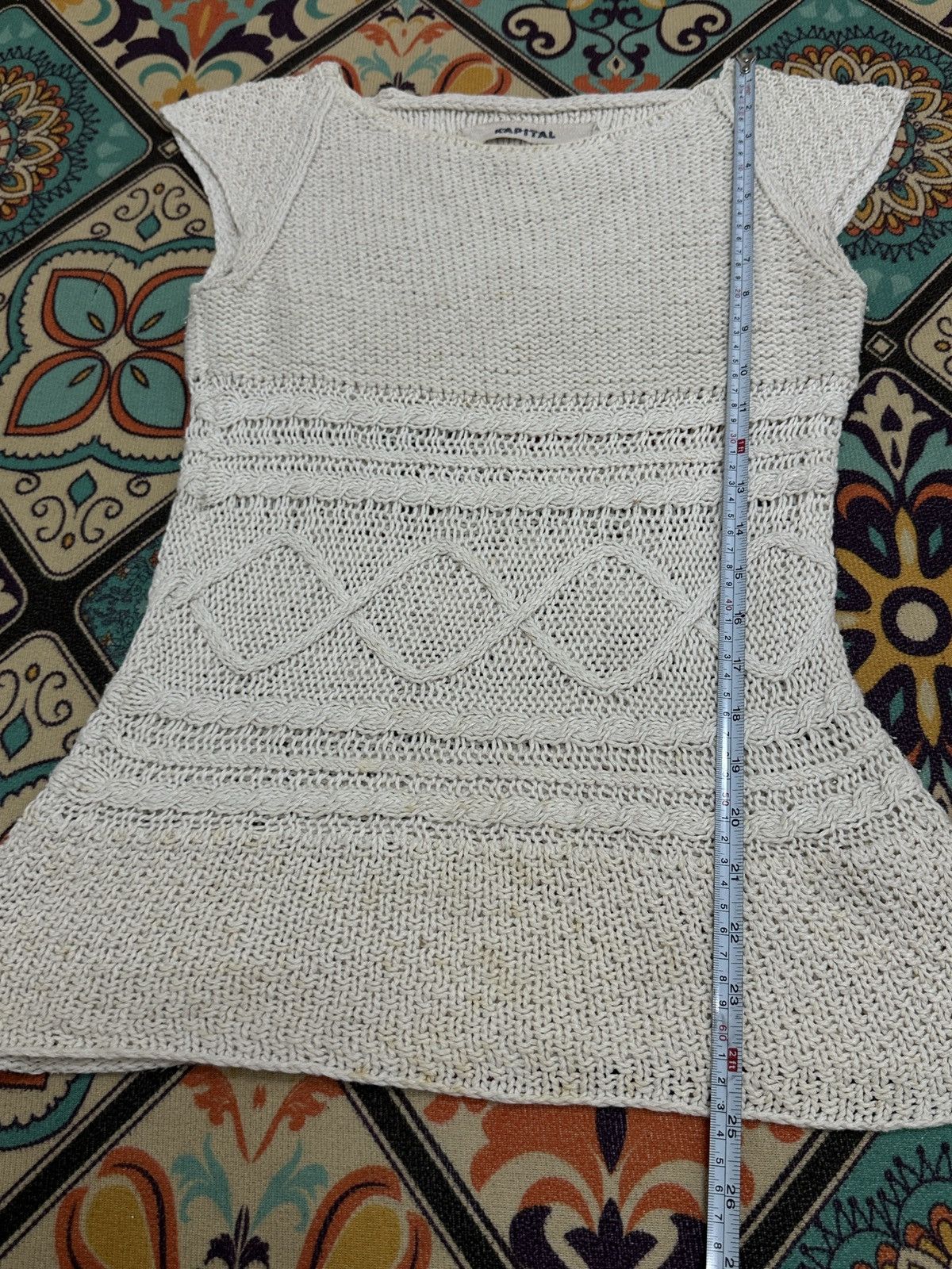 Kapital Kapital Crochet Sleveeles Blouse Shirt Size US M / EU 48-50 / 2 - 13 Thumbnail