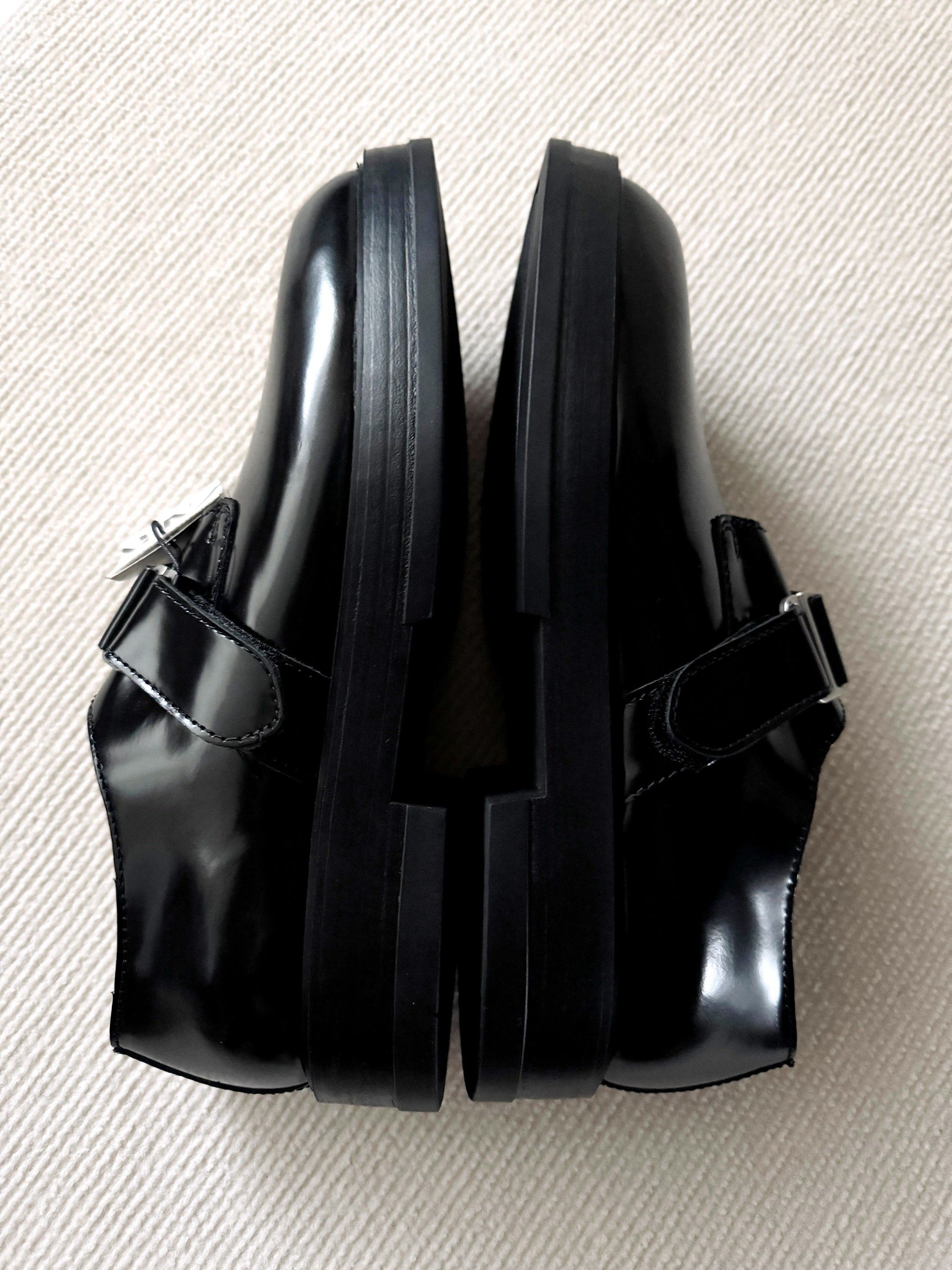 Zara ZARA Limited Monk Strap Chunky Sole Leather Shoes Size US 12 / EU 45 - 5 Thumbnail