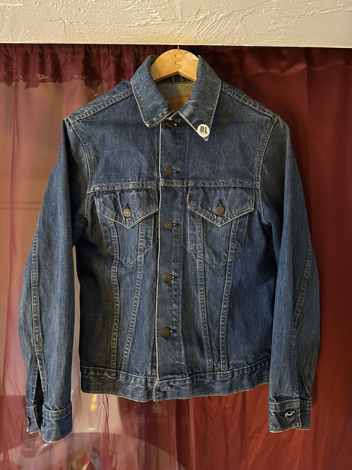 image of Levis x Levis Vintage Clothing Vintage Levi 2 Pocket Jacket 70505-0217Made In Usa in Denim (Size Sm