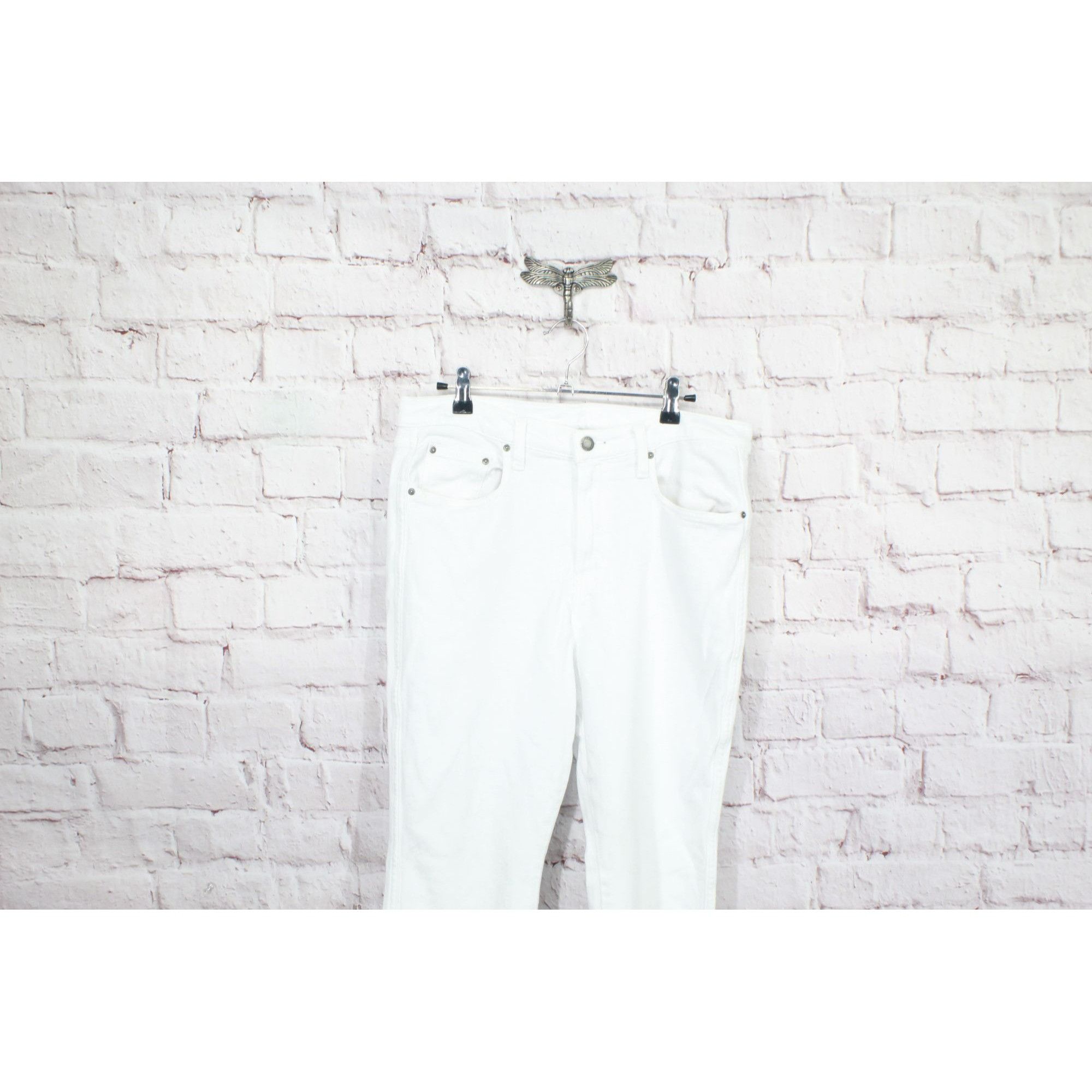 L.L. Bean LL Bean Womens Stretch Jeans High Rise Mini Bootcut Size 34" / US 12 / IT 48 - 2 Thumbnail