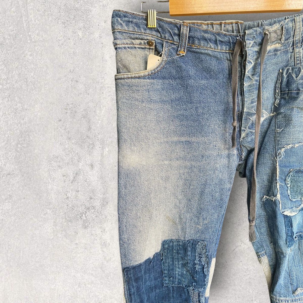 Greg Lauren Greg Lauren Vintage Levi’s Deconstruction Jeans Size US 32 / EU 48 - 3 Thumbnail
