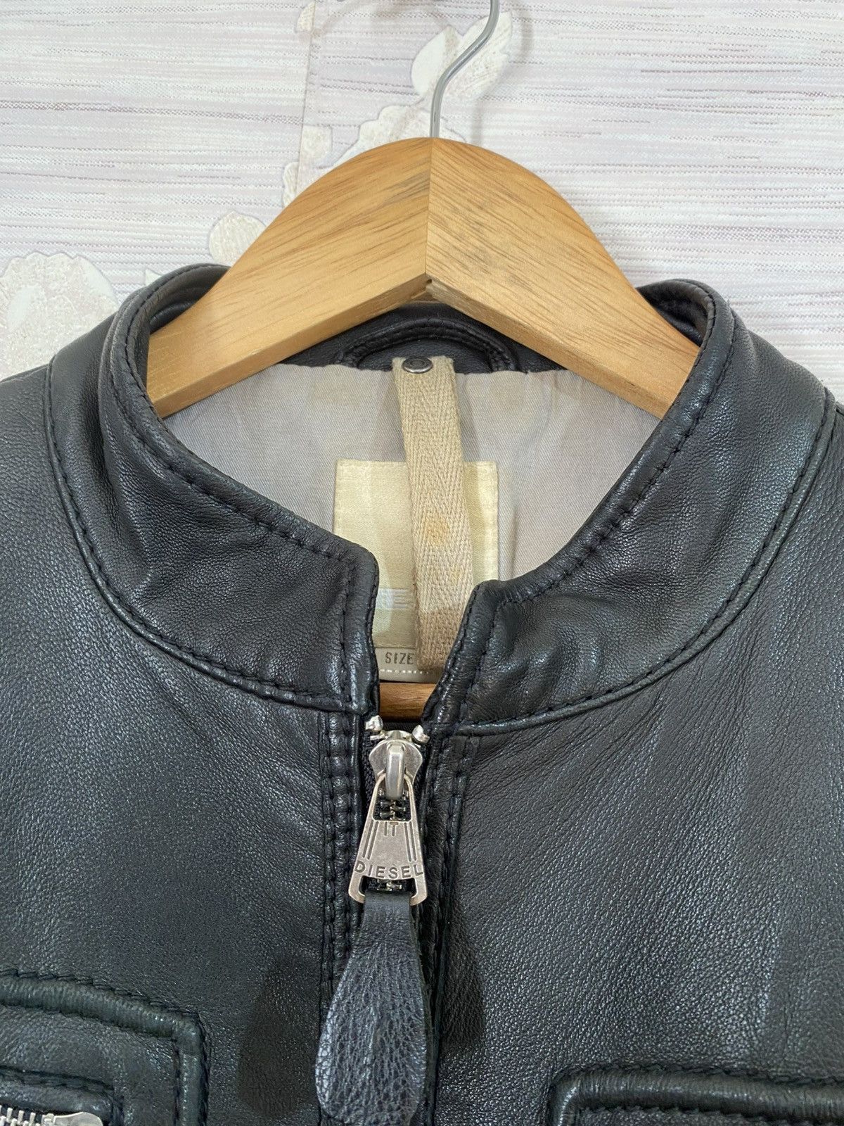 Diesel Diesel Leather Biker Jacket Size US L / EU 52-54 / 3 - 2 Thumbnail
