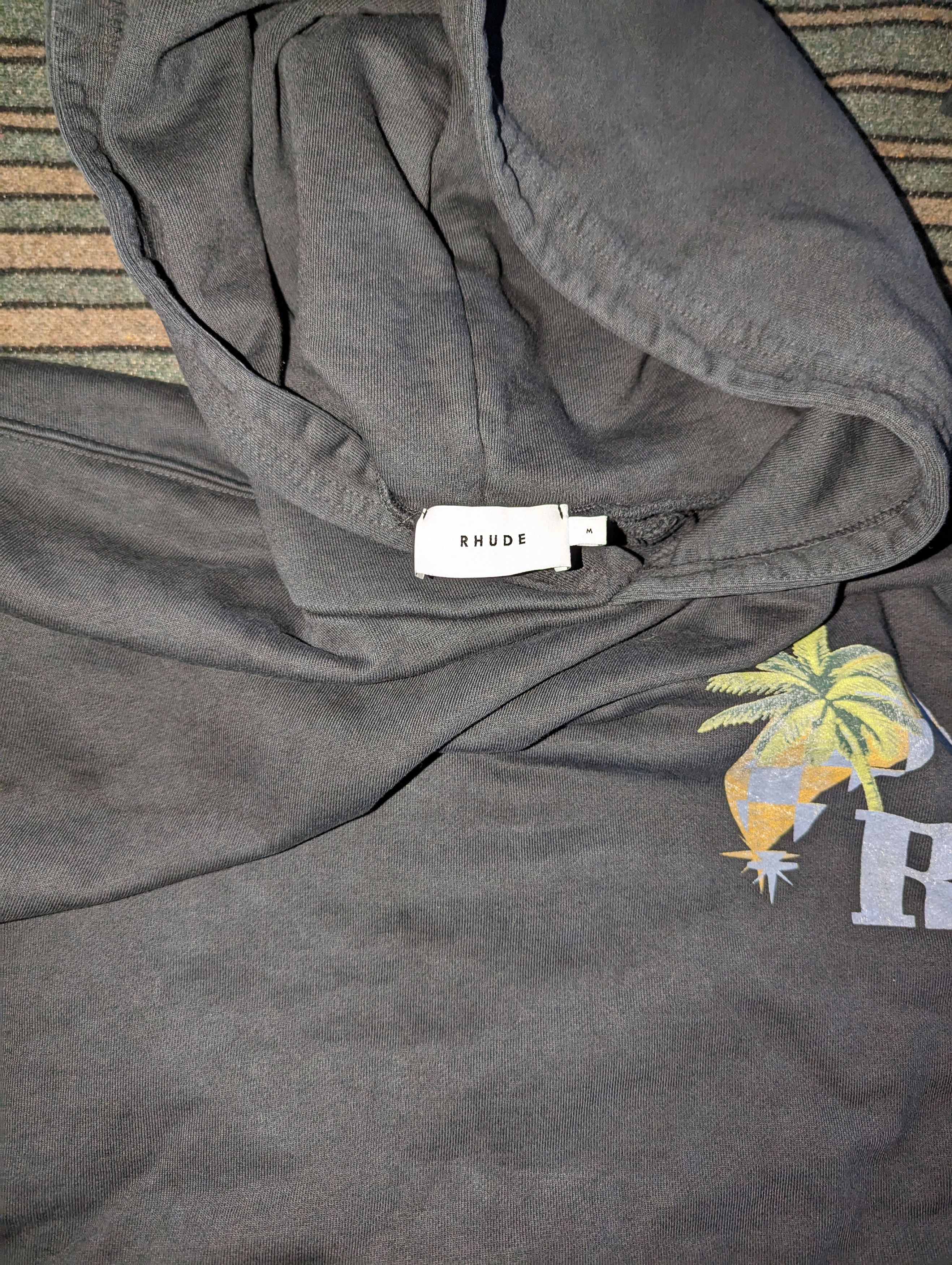 Rhude RHUDE MOONLIGHT TROPICS HOODIE Size US M / EU 48-50 / 2 - 3 Thumbnail