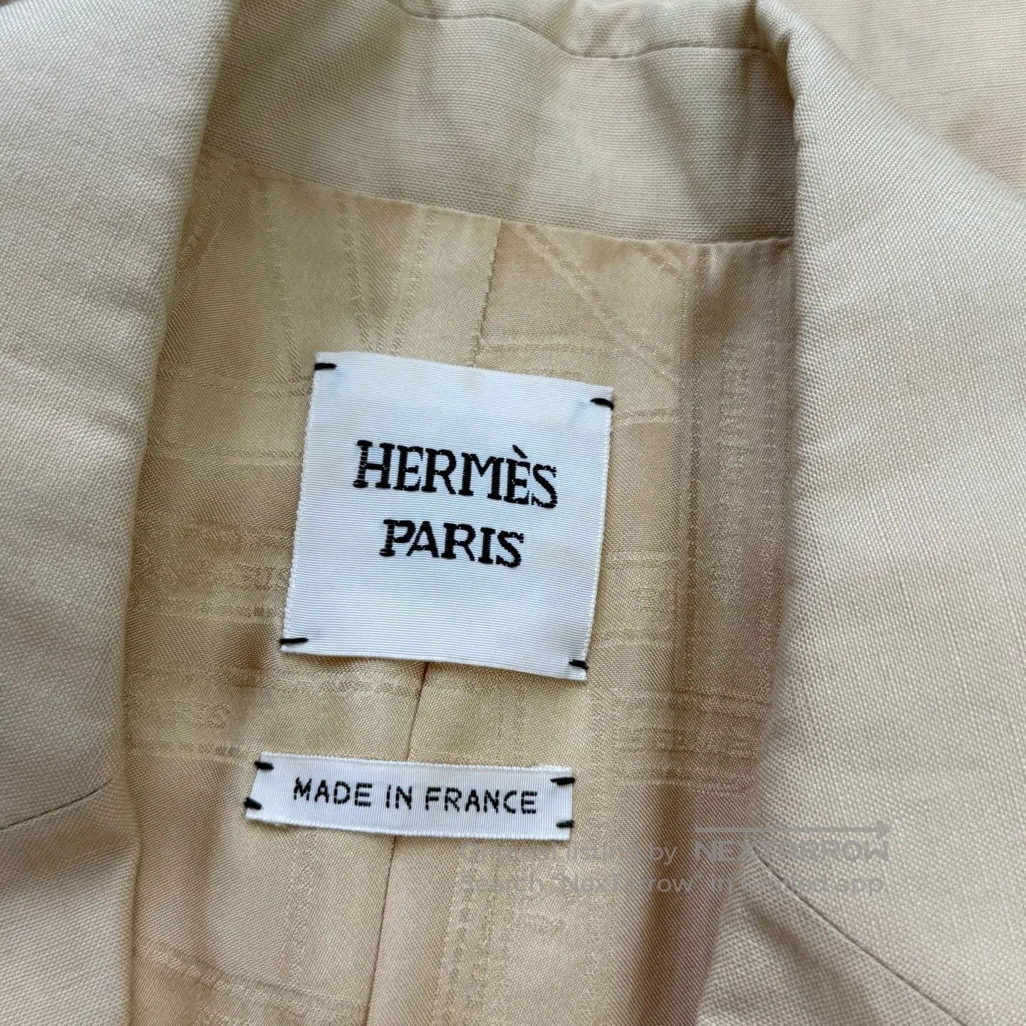 Hermes Hermes Linen Single Breasted Blazer| Size XS / US 0-2 / IT 36-38 - 4 Thumbnail