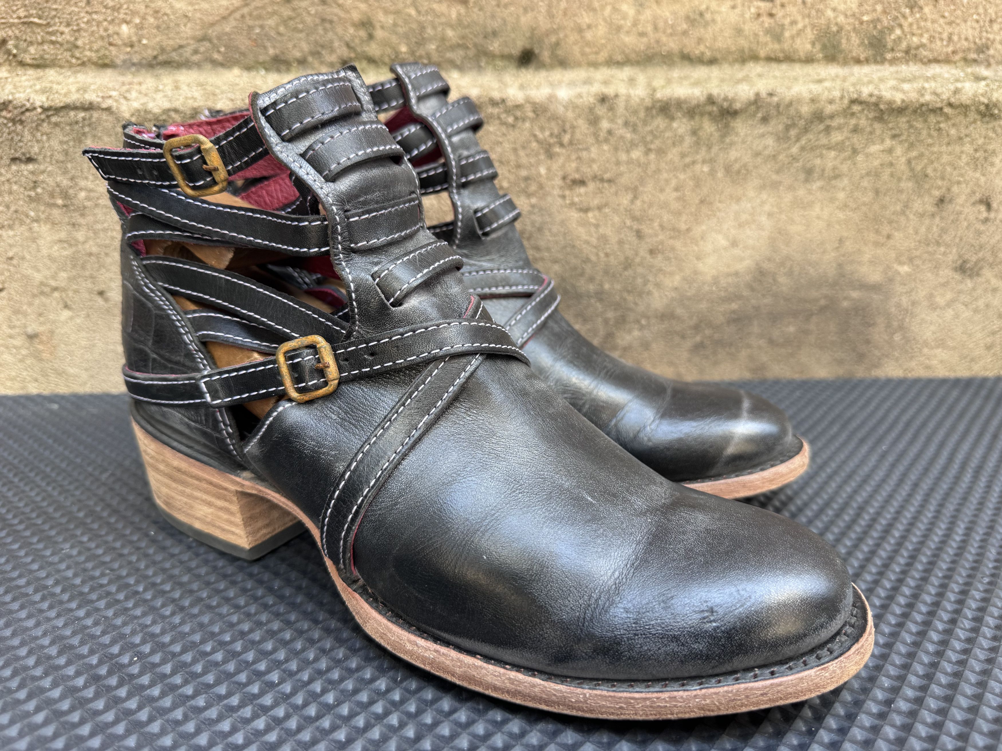 FREEBIRD FREEBIRD by Steven boost Stair Womens Strappy Ankle Avant Size US 7 / IT 37 - 2 Thumbnail