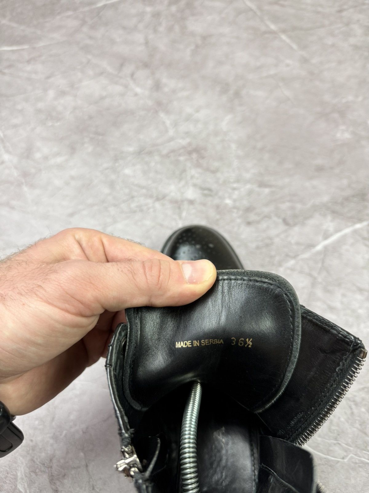 Prada Prada Leather Black Boots women size 36 Size US 6 / IT 36 - 11 Thumbnail
