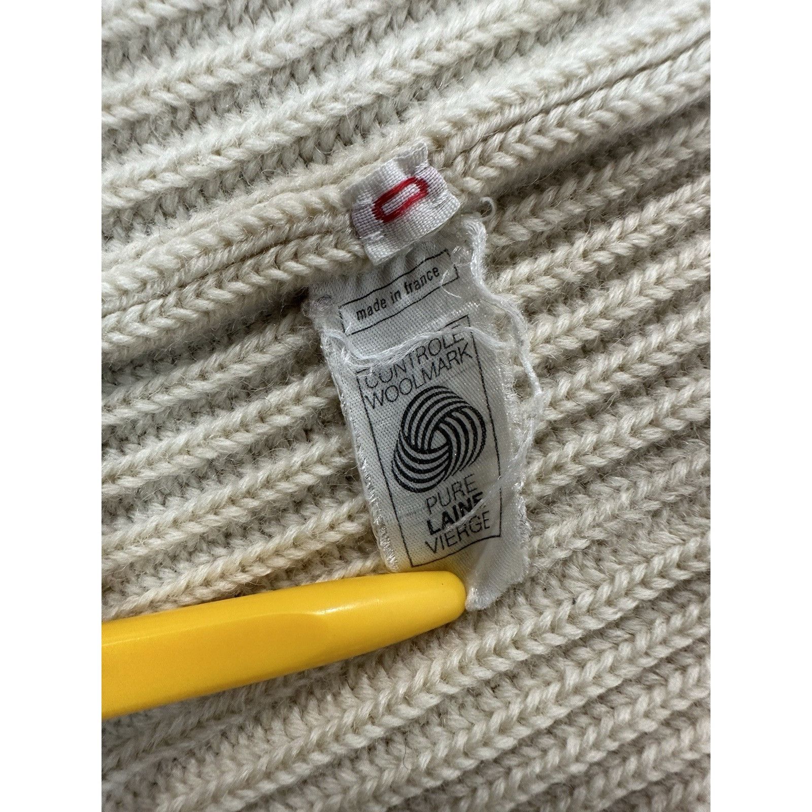 Other Vintage Women’s Beige Ribbed Knit Long Sleeve Cardigan Duste Size XS / US 0-2 / IT 36-38 - 7 Thumbnail