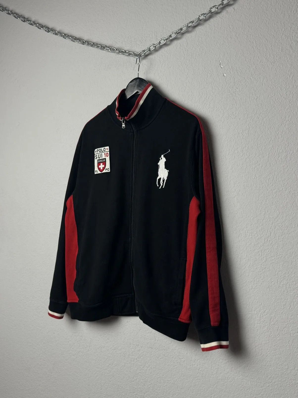 Polo Ralph Lauren Vintage Polo Ralph Lauren Suisse Sui Tracksuit Jacket Y2k Size US XL / EU 56 / 4 - 4 Thumbnail