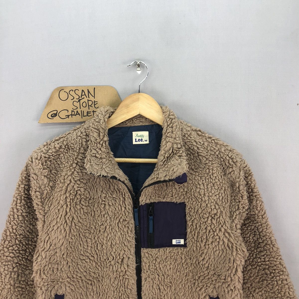 Lee Kids Buddy Lee Sherpa Zipper Light Jacket Size US XS / EU 42 / 0 - 4 Thumbnail