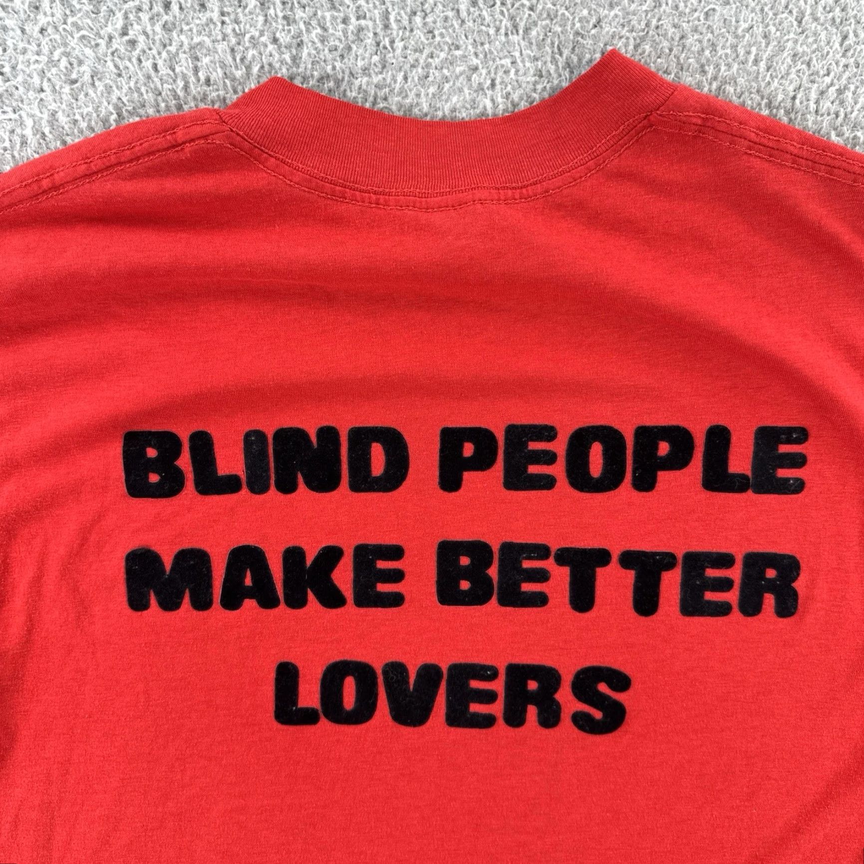 Vintage VINTAGE T Plus Mens L Red Short Sleeve Crew Neck Shirt USA 80s Single Stitch Womens? Size US L / EU 52-54 / 3 - 2 Thumbnail