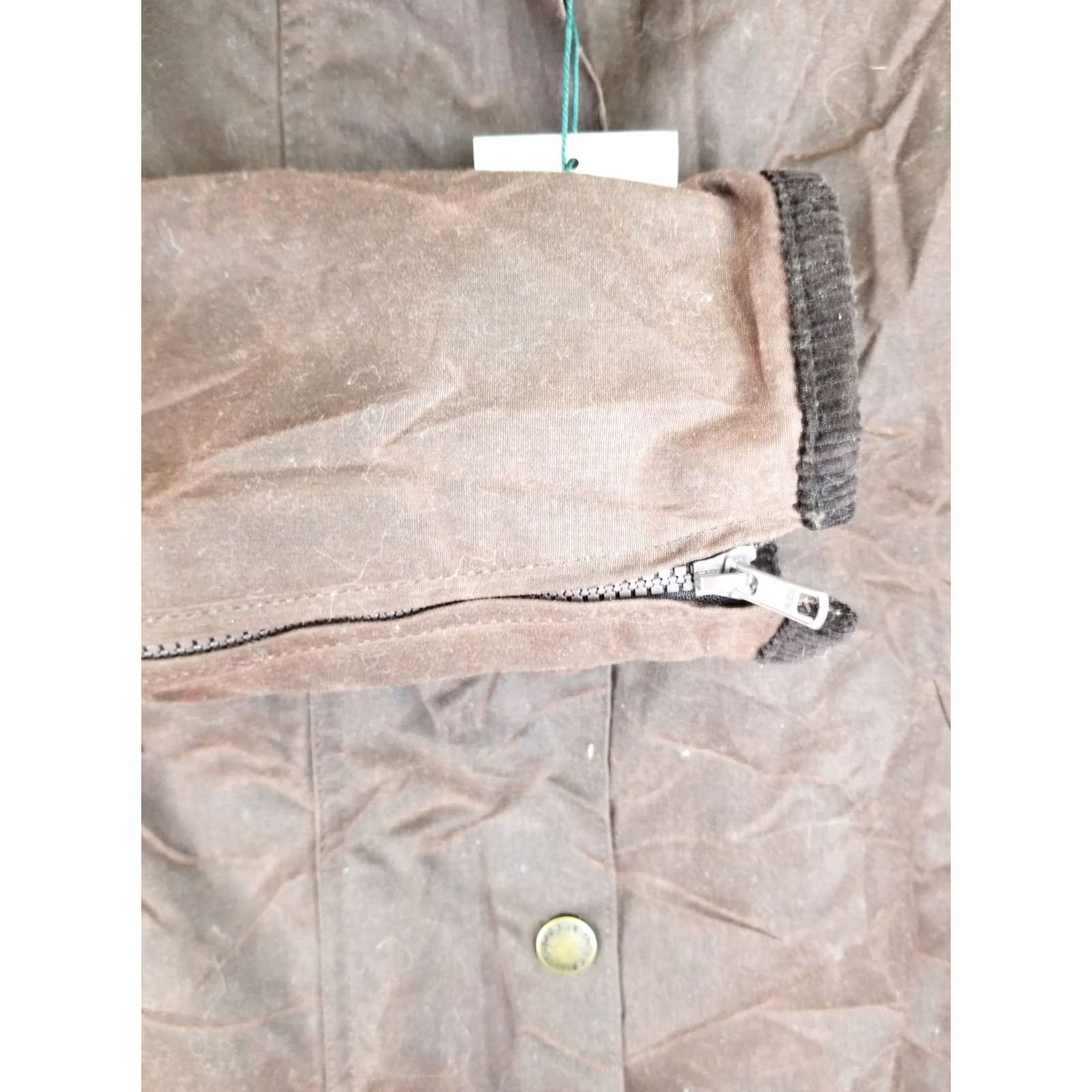 Vintage NWT OXFORD BLUE OIL WAXED HUNTING JACKET WOMEN'S XL 16 Size XL / US 12-14 / IT 48-50 - 7 Thumbnail