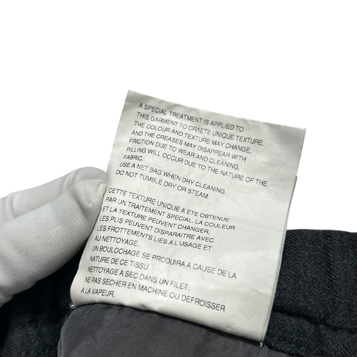 Comme des Garcons 554 Comme Des Garcons GANRYU pants trousers men gray wool Size US 28 / EU 44 - 9 Thumbnail