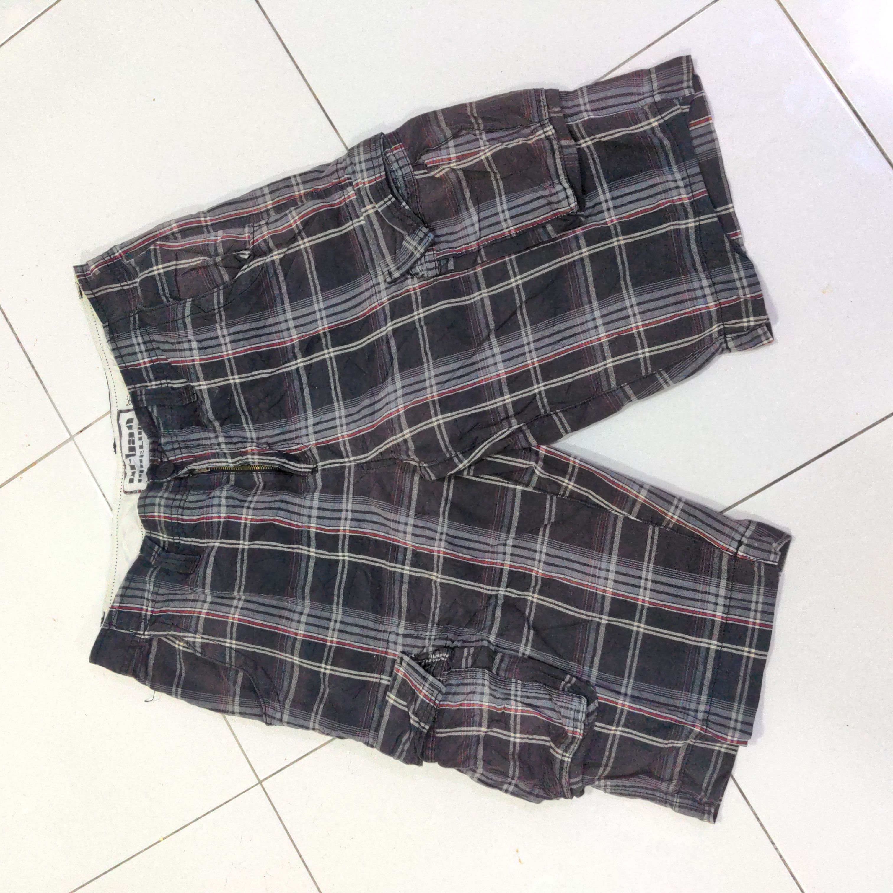 Urban Pipeline Urban Pipeline Shorts Mens 34 Gray Plaid Cargo Outdoor Grailed