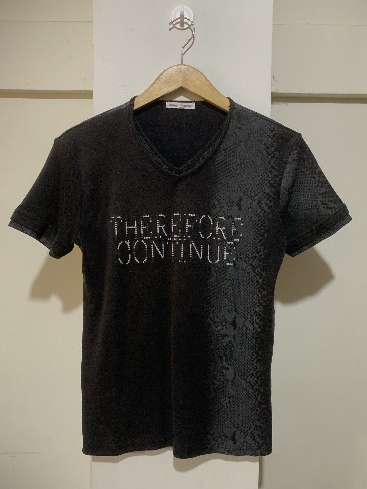 Hysteric Glamour × Mastermind Japan Japanese Double Layer Semantic Snakeskin Tee Shirt Size US M / EU 48-50 / 2 - 1 Thumbnail