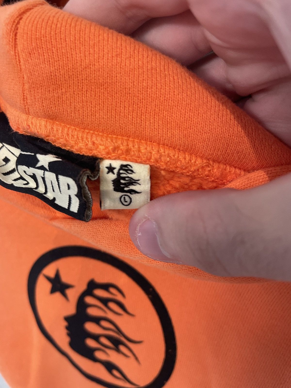 HELLSTAR Hellstar FW23 Hoodie Orange L Size US L / EU 52-54 / 3 - 4 Thumbnail